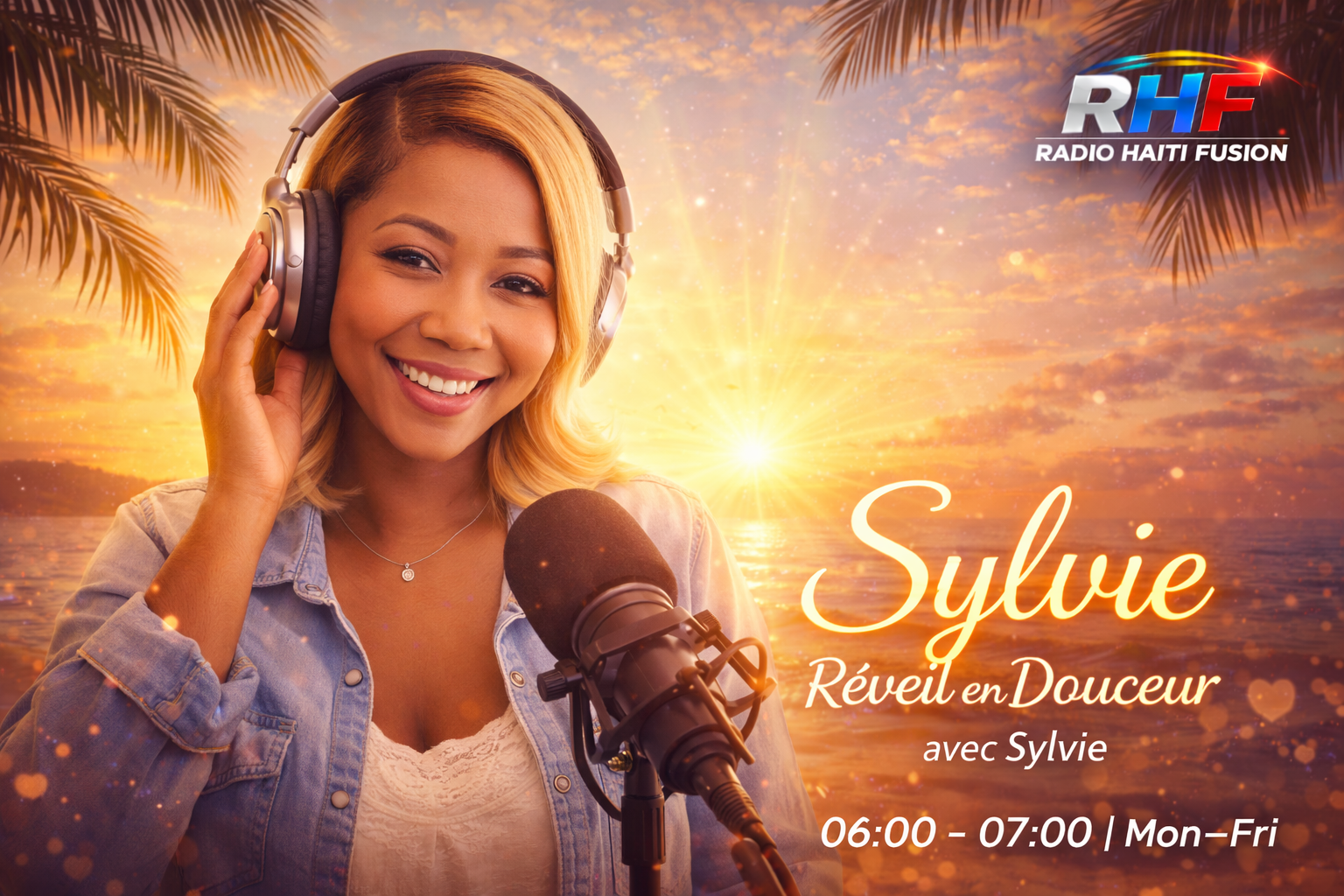 Animatrice & DJ – Réveil en Douceur sur RHF