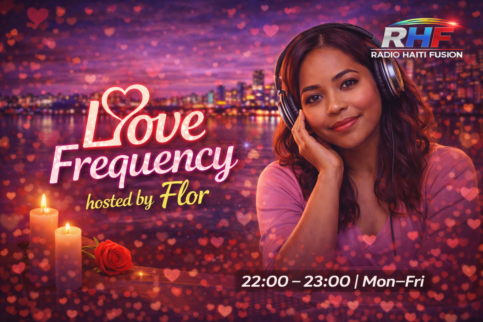 Flor  🎙️ Animatrice – Love Frequency sur RHF