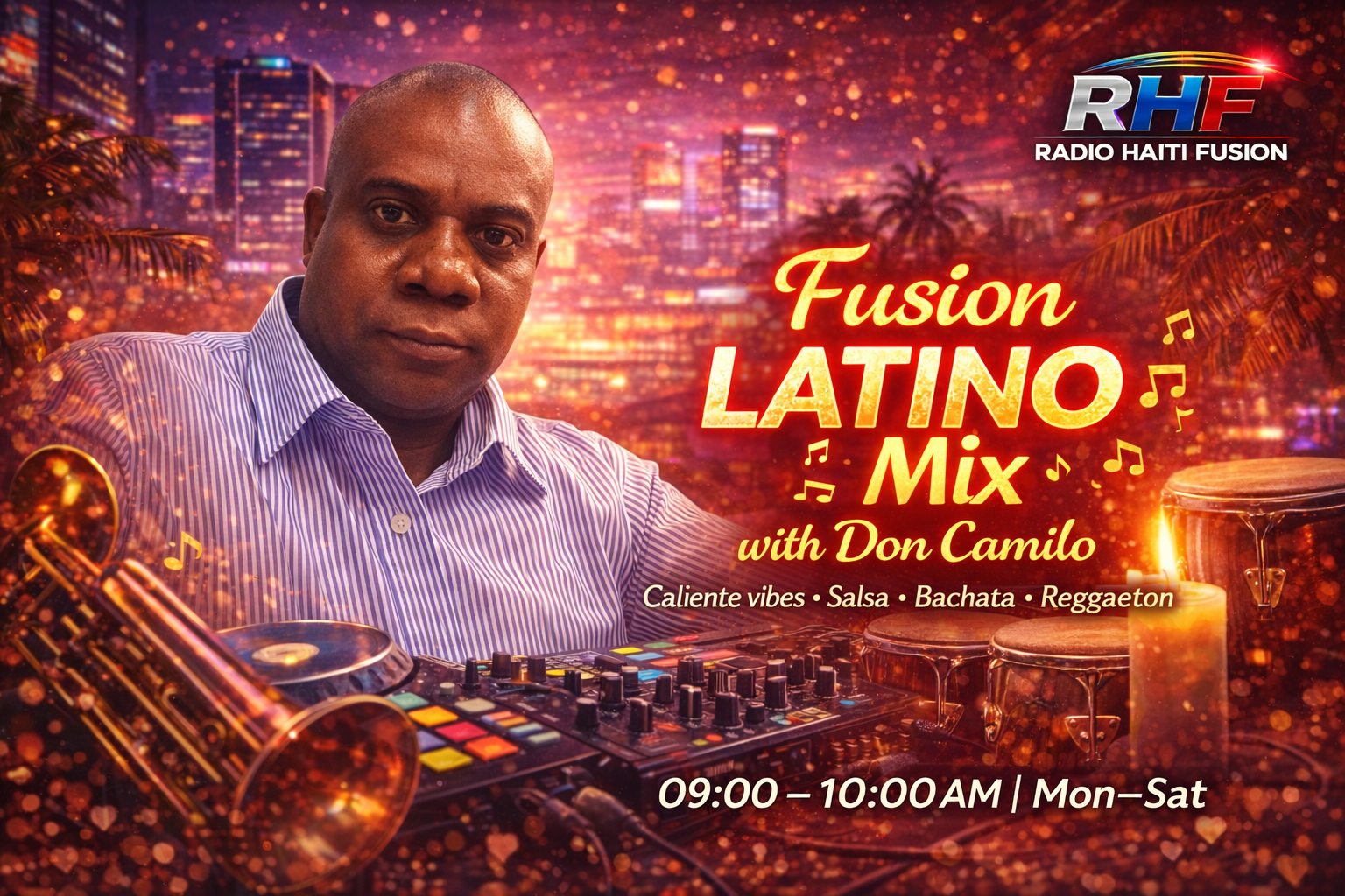 Don Camilo  🎧 DJ & Host – Fusion Latino Mix sur RHF
