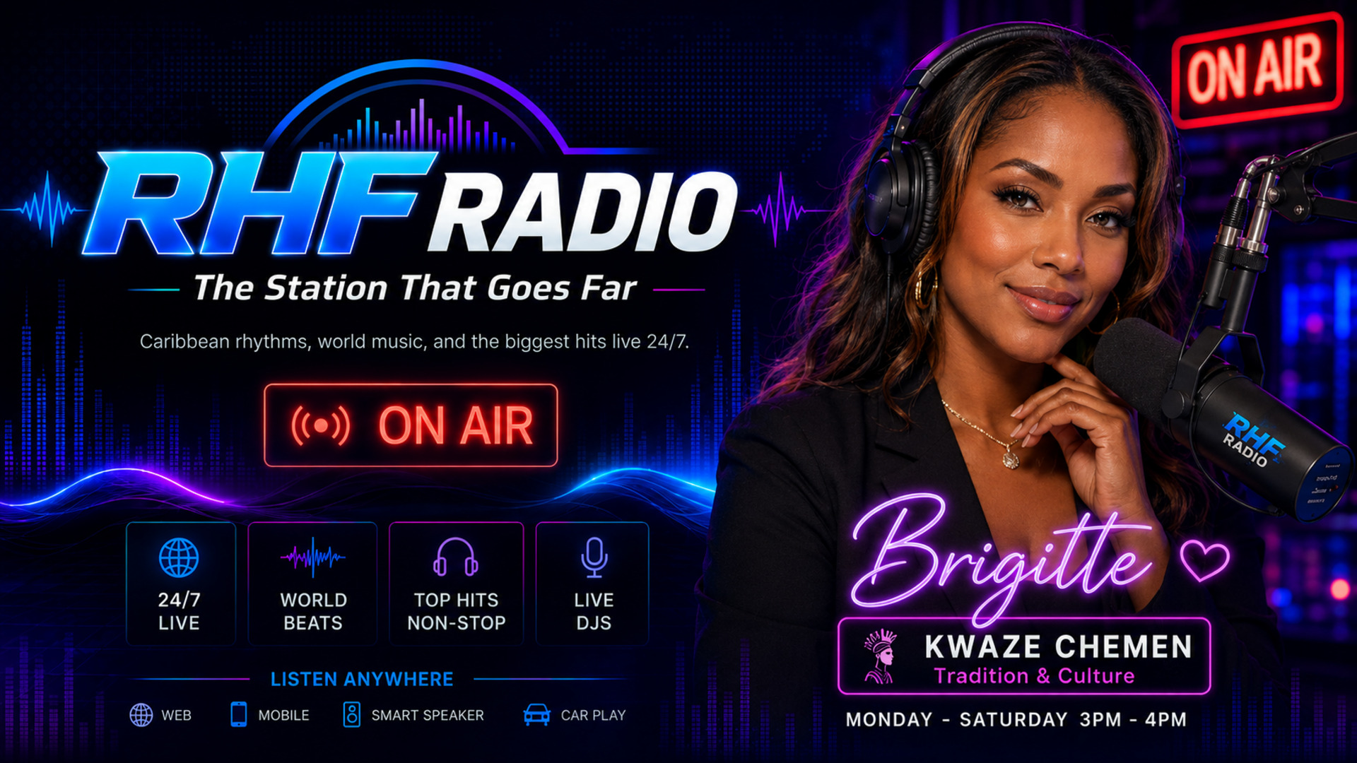 Brigitte Animatrice & DJ – Réveil en Douceur sur RHF