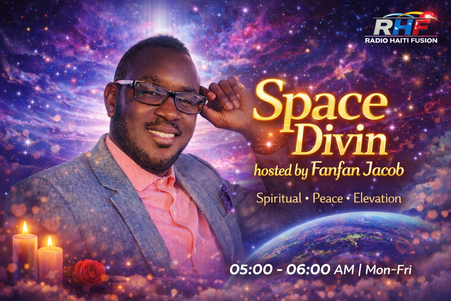 Space Divin  🕔 05:00 – 06:00 | Mon–Fri