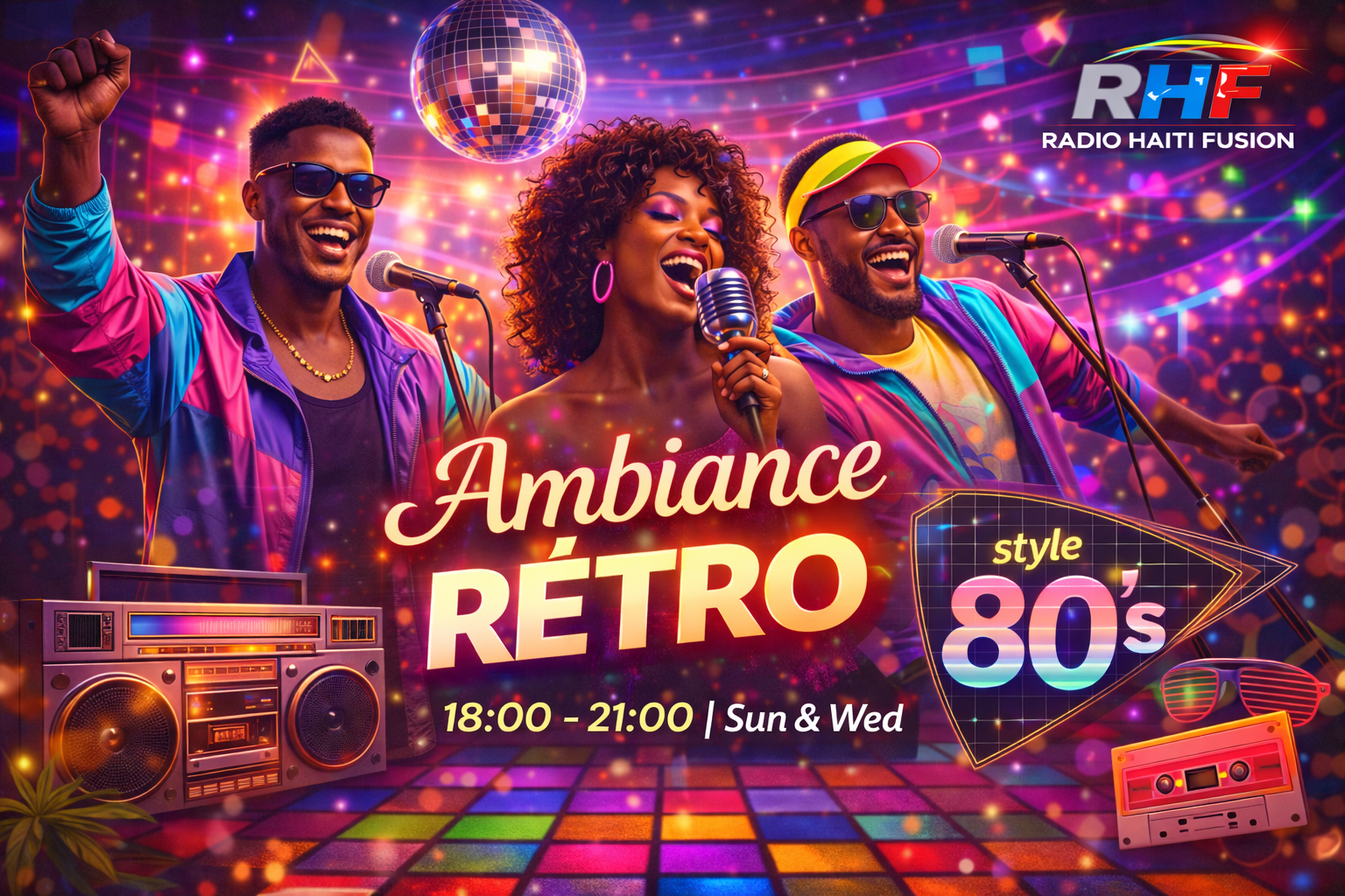 Ambiance Rétro 🕕 18:00 – 21:00 | Sun & Wed