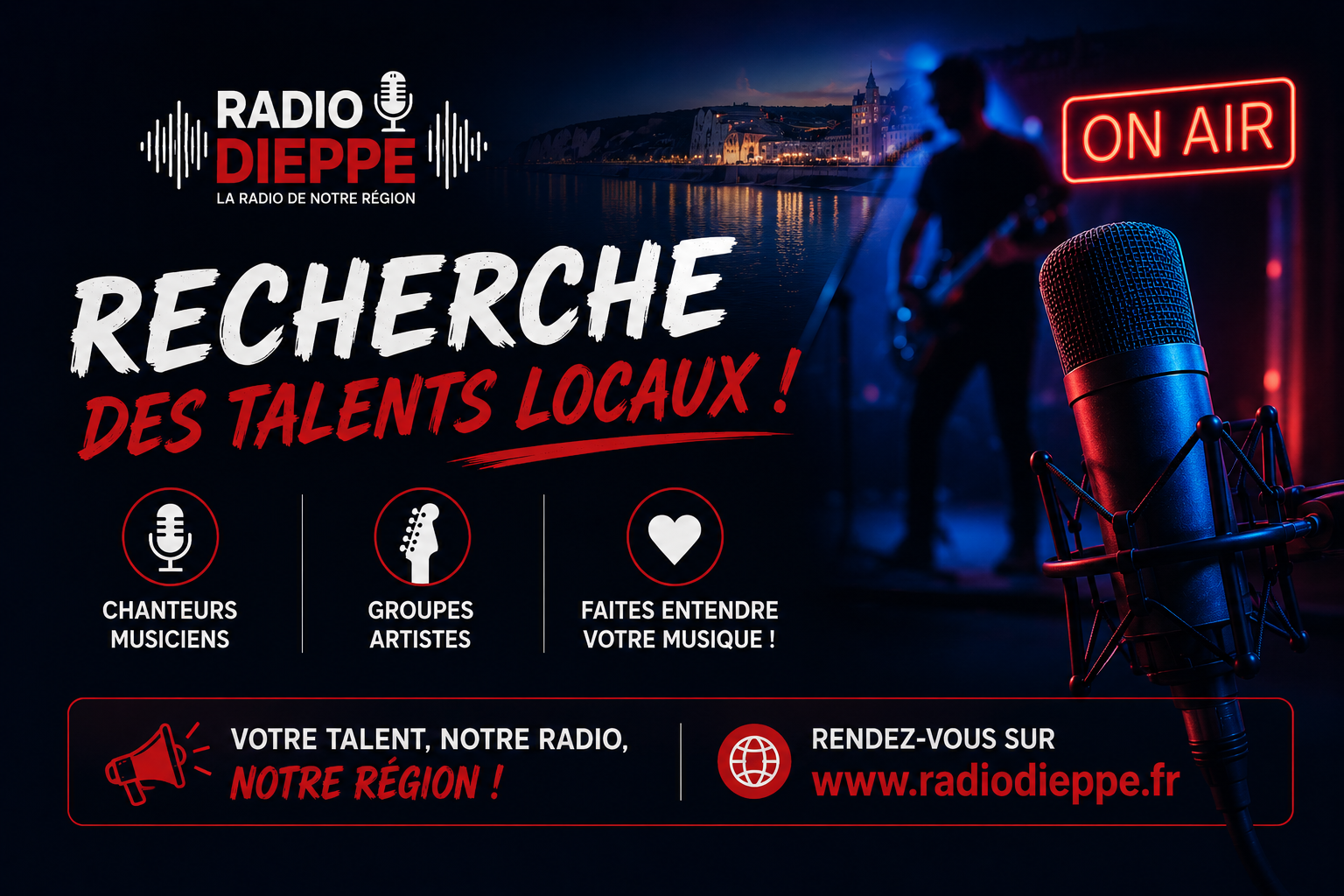 Vous êtes musicien, chanteur ou membre d’un groupe?