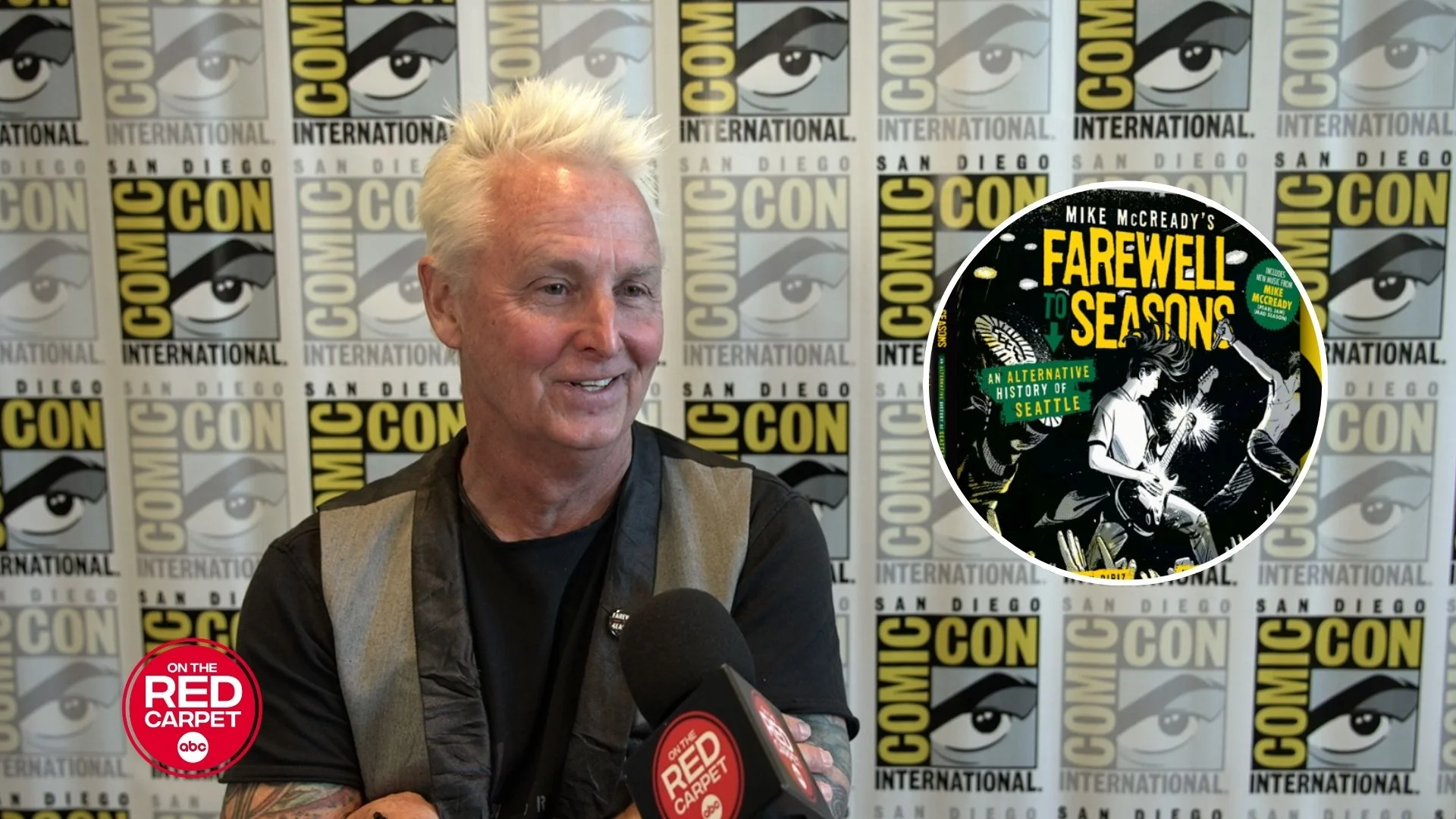 Pearl Jam guitarist Mike McCready unveils his debut graphic novel at San Diego Comic-Con