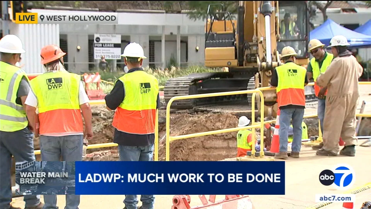 West Hollywood water main break: Up to 200 cars damaged or destroyed in flooded garages, mayor says