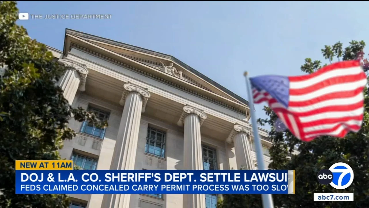 LA County Sheriff's Department settles concealed carry lawsuit with DOJ