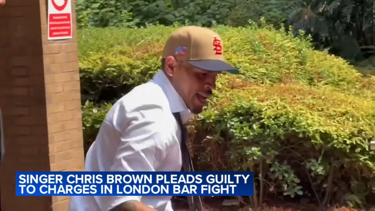 Singer Chris Brown pleads guilty over bottle attack at London nightclub