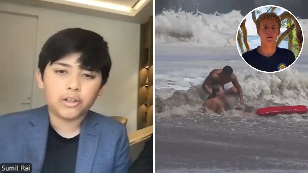 'Just kept getting pulled': 10-year-old boy details harrowing Santa Cruz surf rescue