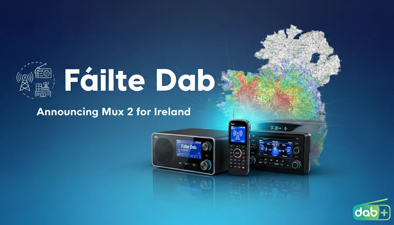 FáilteDAB announces extension and expansion to its FáilteDAB trial network