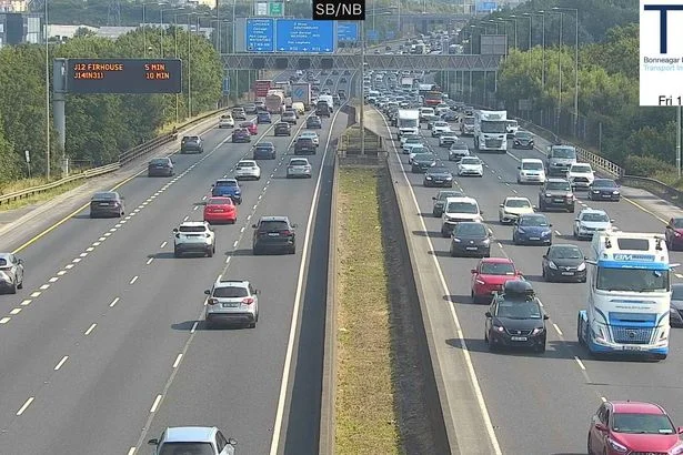 M50 collision adding to delays - live updates