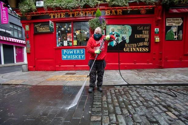 Washing services on low-footfall Dublin city streets halted temporarily
