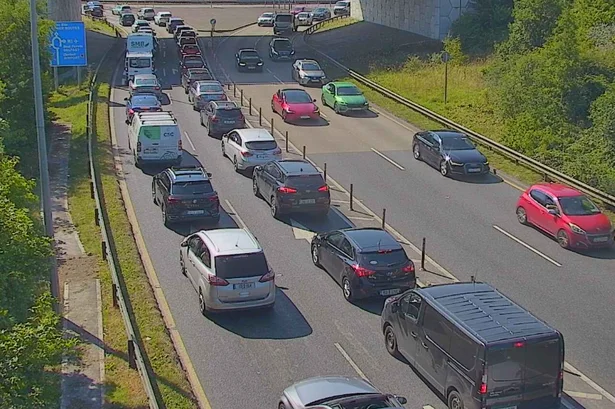Long delays on M50 stretching almost full length of motorway - live traffic updates