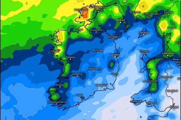 Ireland weather: Rainfall map reveals wettest counties over next 10 days as unsettled spell hits