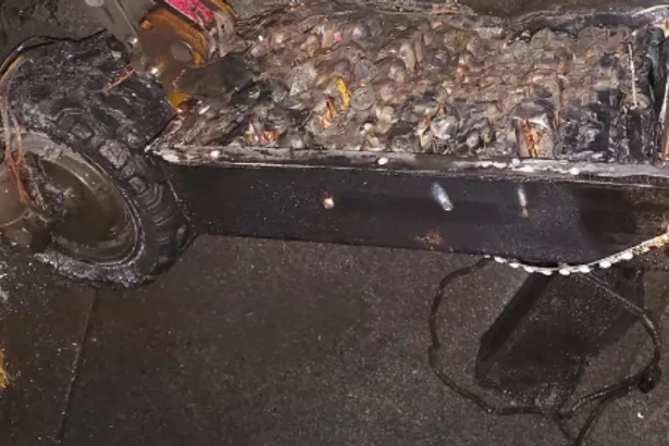 Dublin Fire Brigade urgent 'thermal runaway' warning as e-scooter goes up in flames