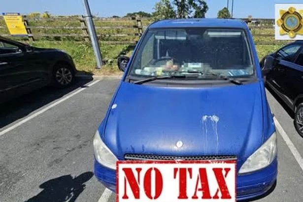 Van seized by Gardaí after they spotted it being driven with a smashed back window