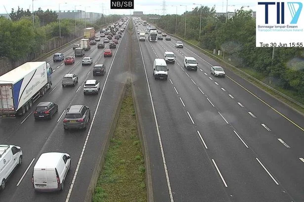 Heavy M50 and crash on Con Colbert Road - live traffic updates