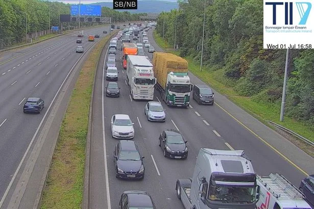 Collision on M50 northbound - live traffic updates