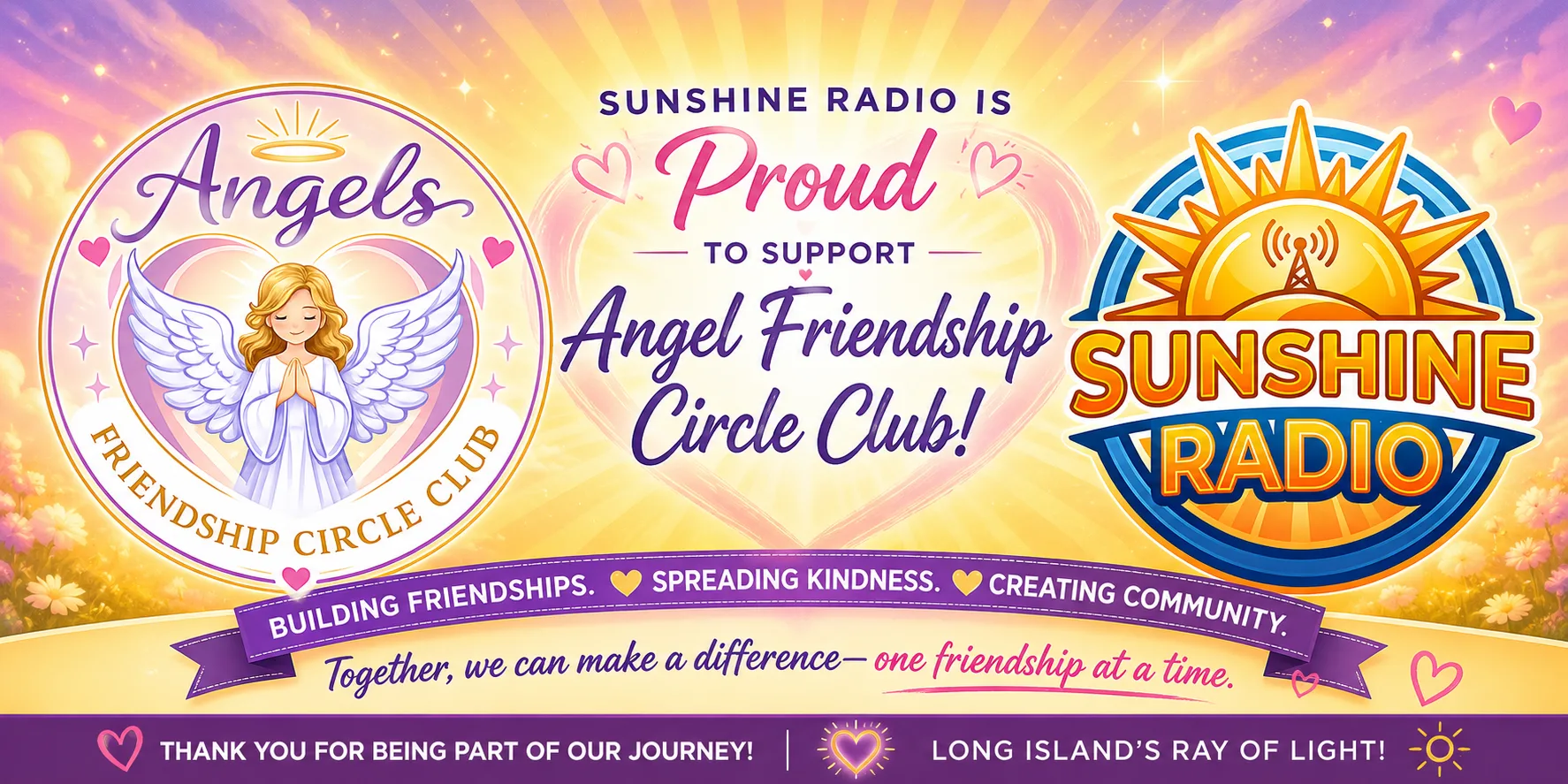 Sunshine Radio is Proud to Support the Angel Friendship Circle Club
