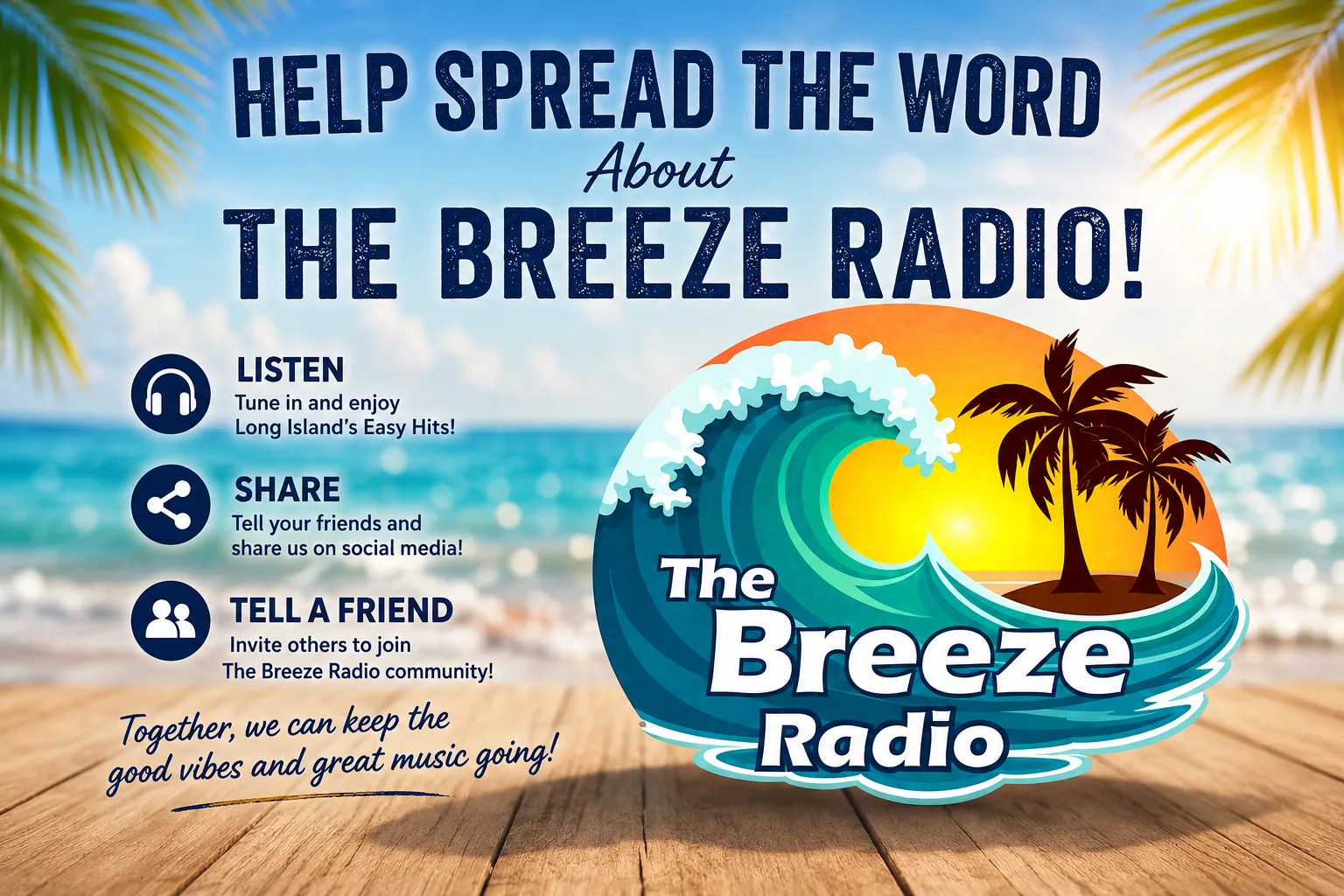 Help Spread the Word About The Breeze Radio!