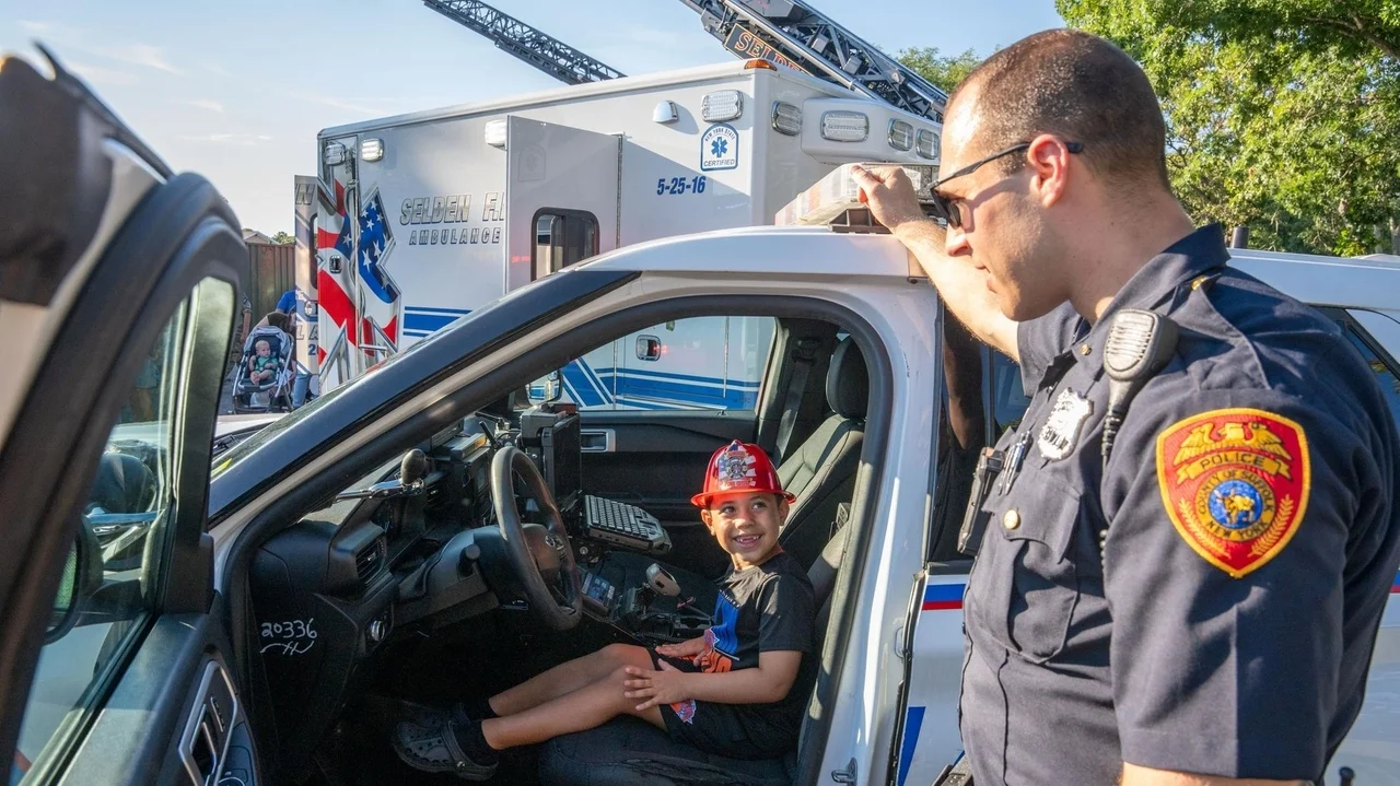 Long Islanders mark National Night Out with police, other 1st responders