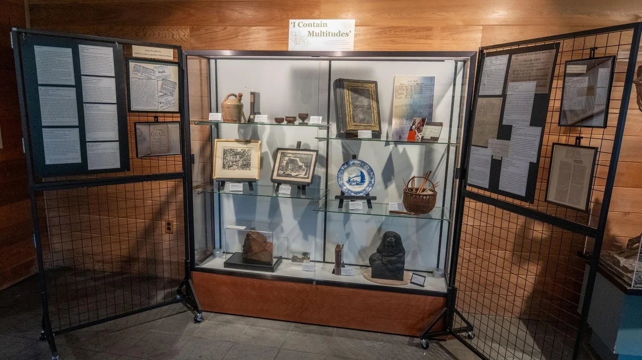 Walt Whitman birthplace museum displays artifacts