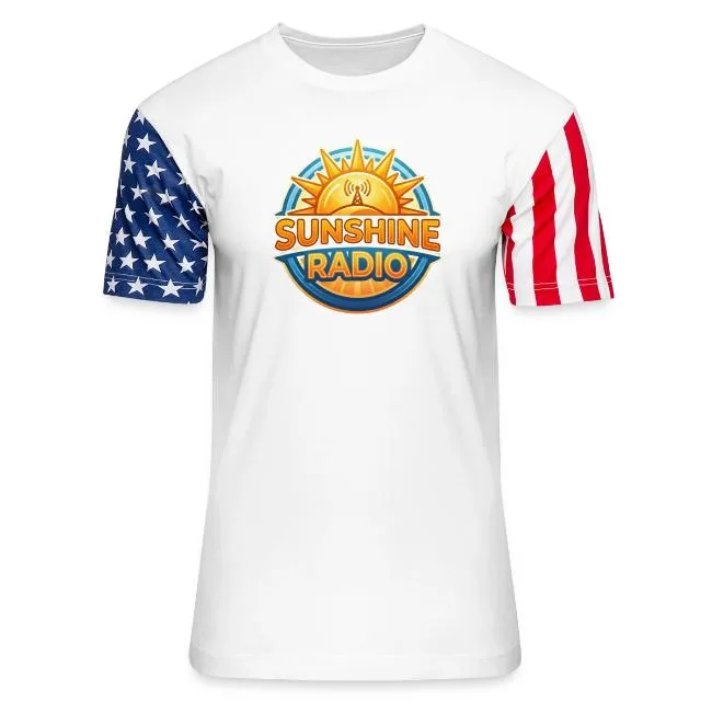 Sunshine Radio Unisex Stars & Stripes T-Shirt