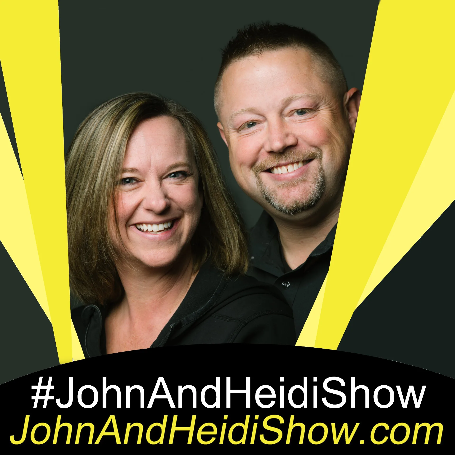 John and Heidi in the evening